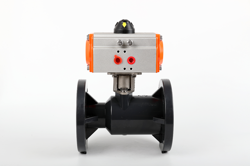 莞城街道气动法兰一体球阀